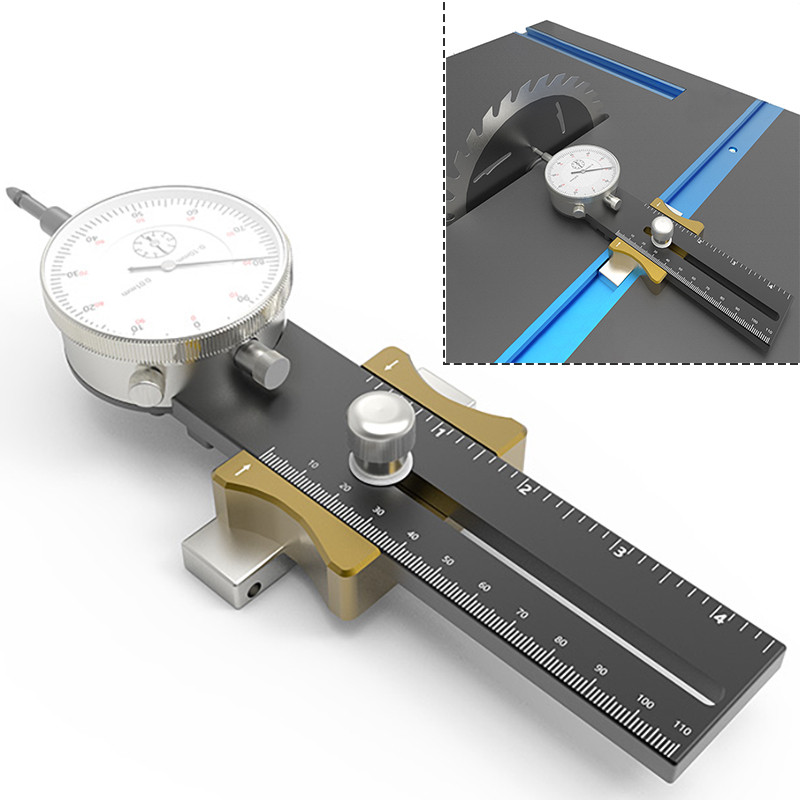 SNK Table saw Dial Gauge Corrector Aluminum Alloy For Saw Table Saw Blade Parallelism Correction Woo