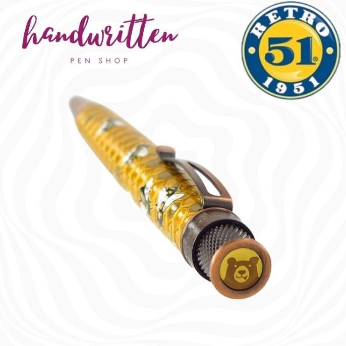 

RETRO 51 TORNADO RESCUE ROLLERBALL BALLPOINT PEN BUZZ HONEYBEE/ PULPEN