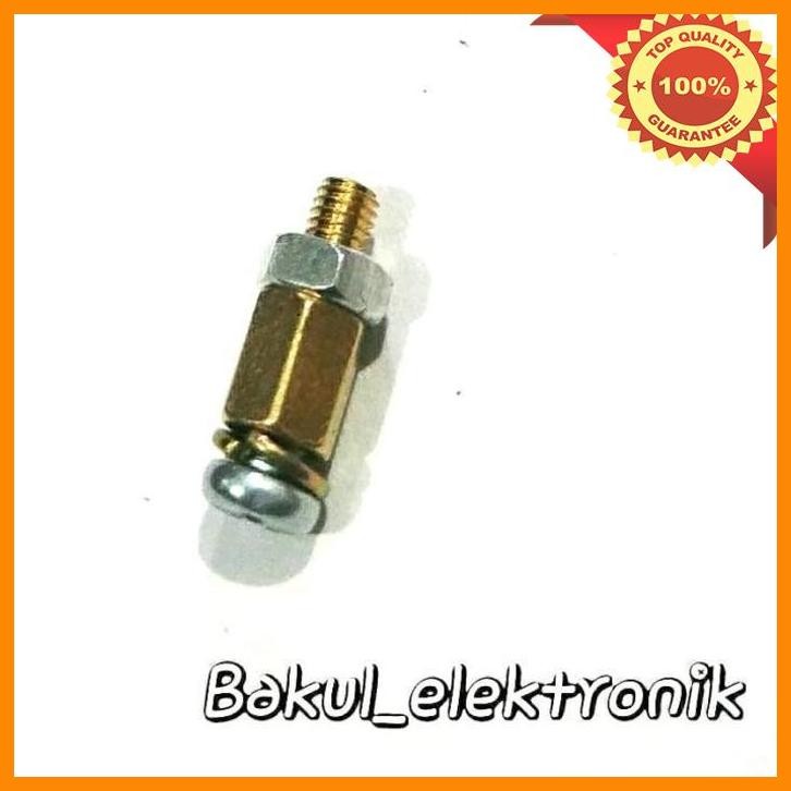 [bak] spacer 6mm kuningan m3