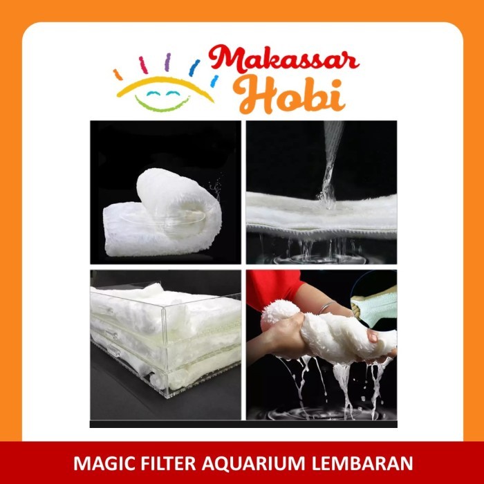 SALE Aquarium Magic Filter Blanket Media Filter Saringan Air Akuarium Kolam