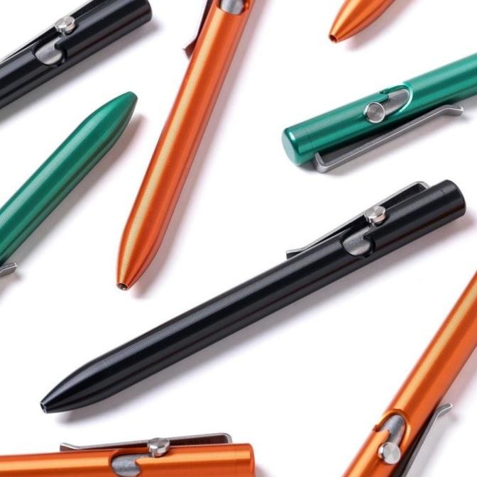 

TACTILE TURN ALUMINIUM BOLT ACTION TACTICAL BALLPOINT PEN / PULPEN