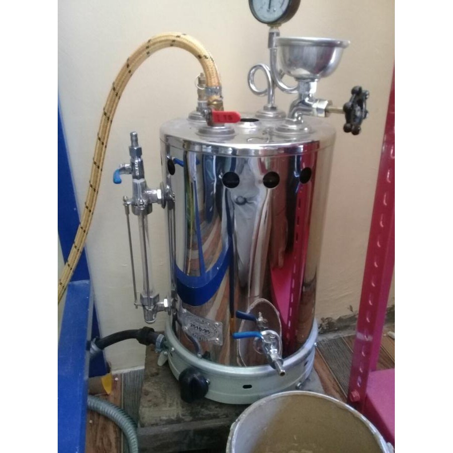 SETRIKA UAP BOILER GAS LAUNDRY MAOMOTO 5 LITER