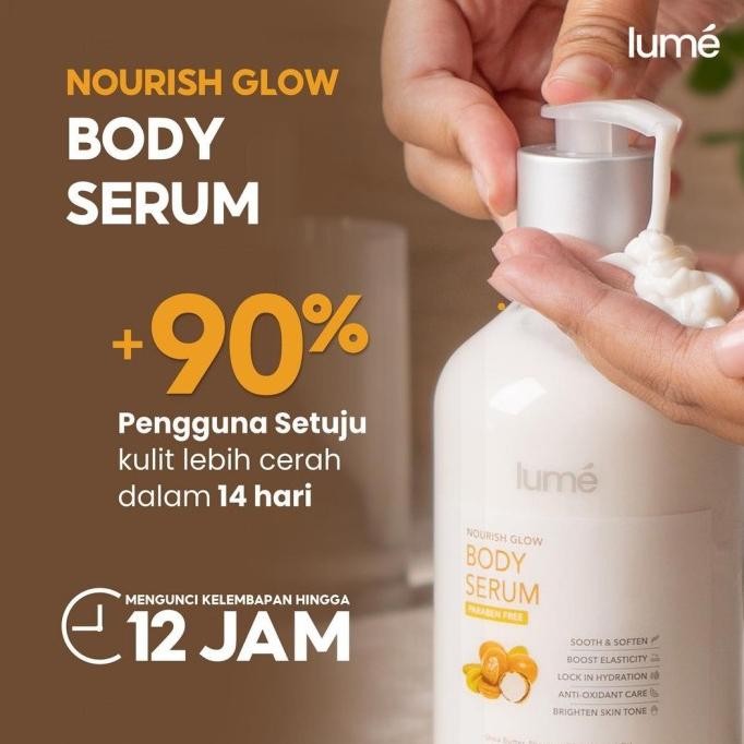 

LUME Body Serum Bebas Paraben Niacinamide Brightening Almond Oil Berkualitas