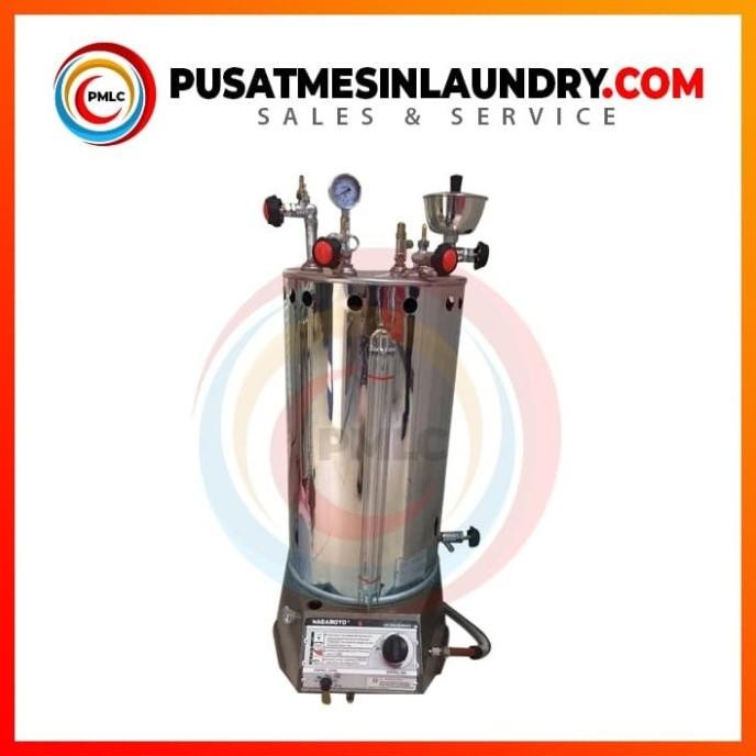 BOILER NAGAMOTO 25 LITER OTOMATIS ASLI/ SETRIKA UAP/ SETRIKA LAUNDRY