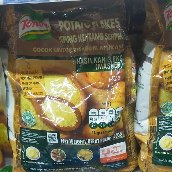 

KNORR POTATO FLAKES 500 GR / TEPUNG KENTANG SERPIH