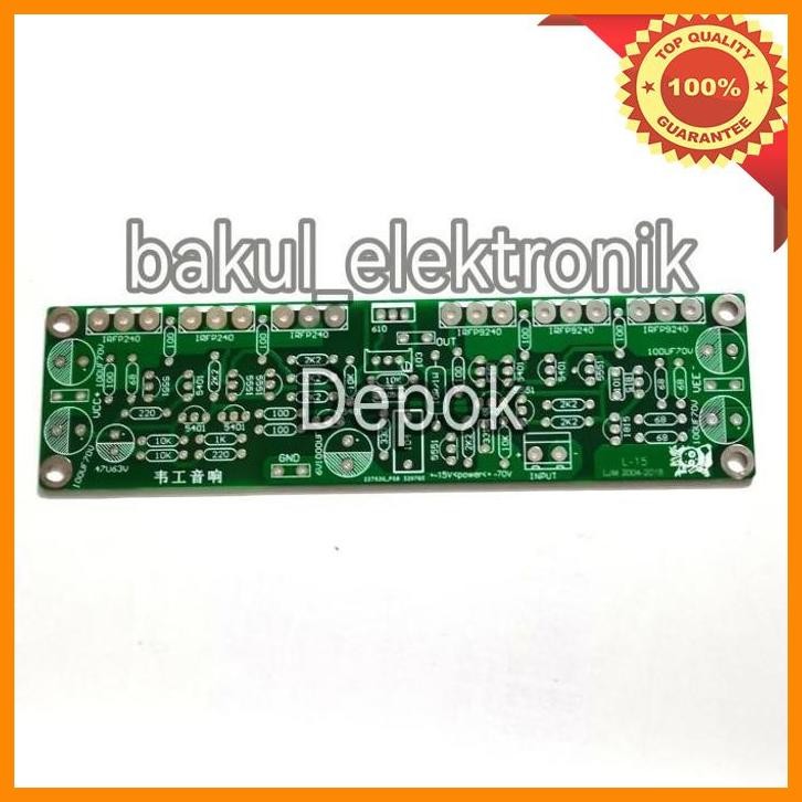 [bak] pcb amplifier l15 power mosfet irfp240 irfp9240 mono