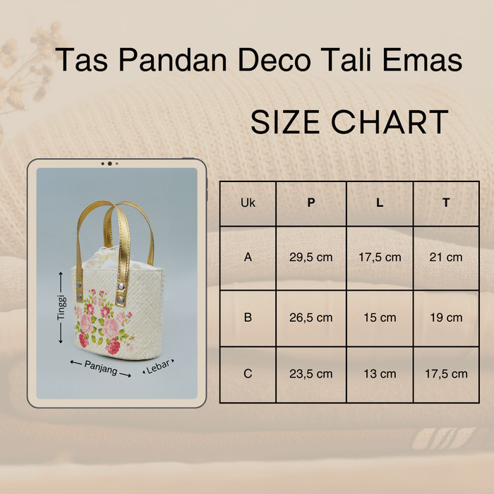 

WADAH HAMPERS/ TAS HAMPERS LEBARAN /TAS SOUVENIR ANYAMAN PANDAN DECO