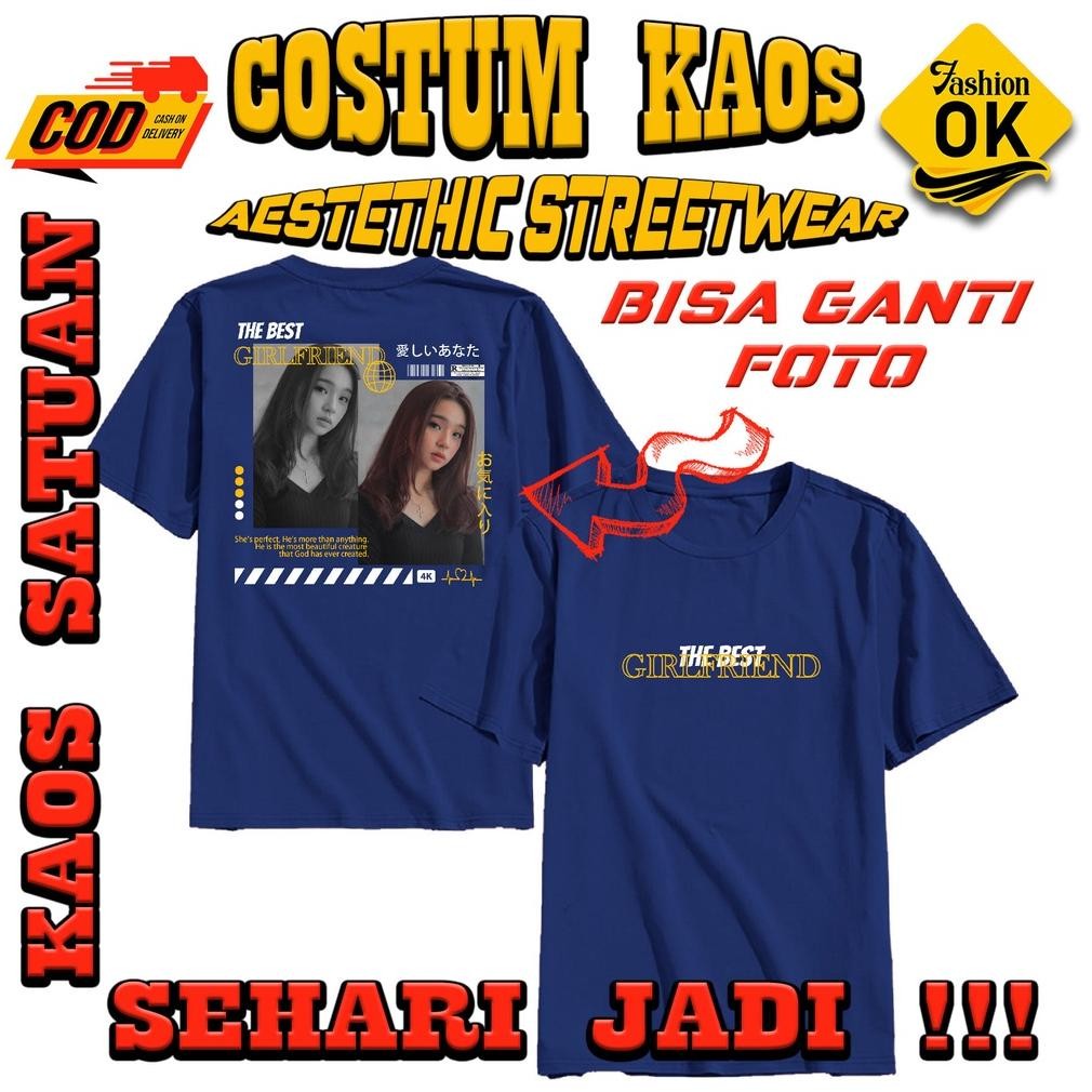 Promo Custom Kaos Desain Aesthetic Custom Kaos Foto Kaos Bucin Bisa Ganti Foto Kamu Desain Kamu Sabl