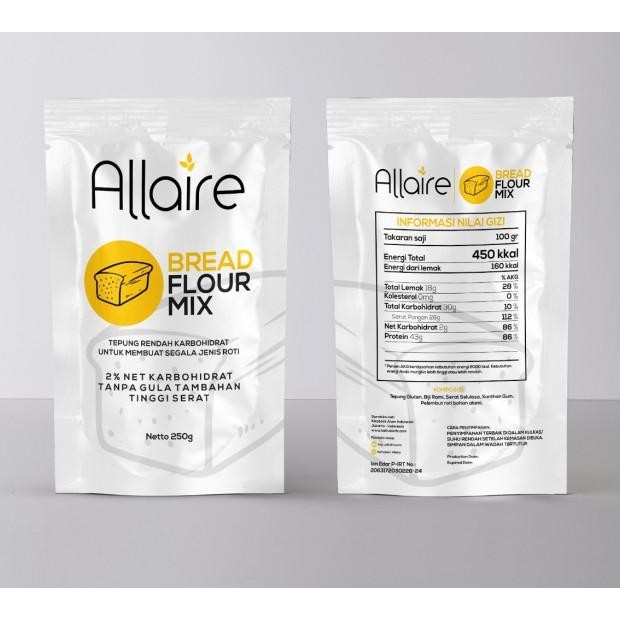 

Allaire Bread Flour 1 G Tepung Roti Eto Rendah Arbohat Halal