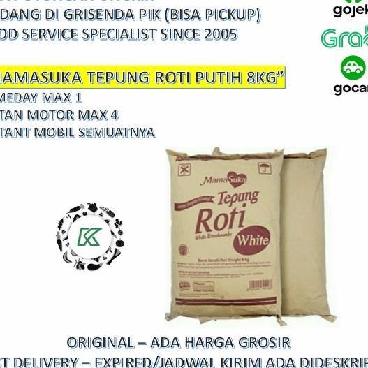 

Tepung Roti Putih White Pano Mamaua 8G Arung Goje