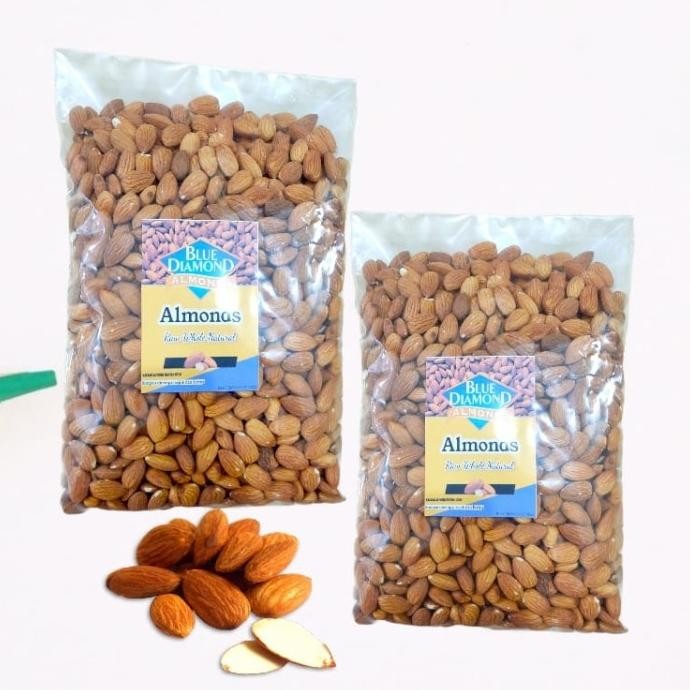 

Kacang Almond Kupas Mentah Original 1 kg Berkualitas