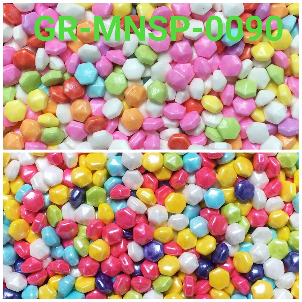 

GR-MNSP-0090 Sprinkles trimit springkel 10gr hexagon diamond putih ijo (SPRINKLES)