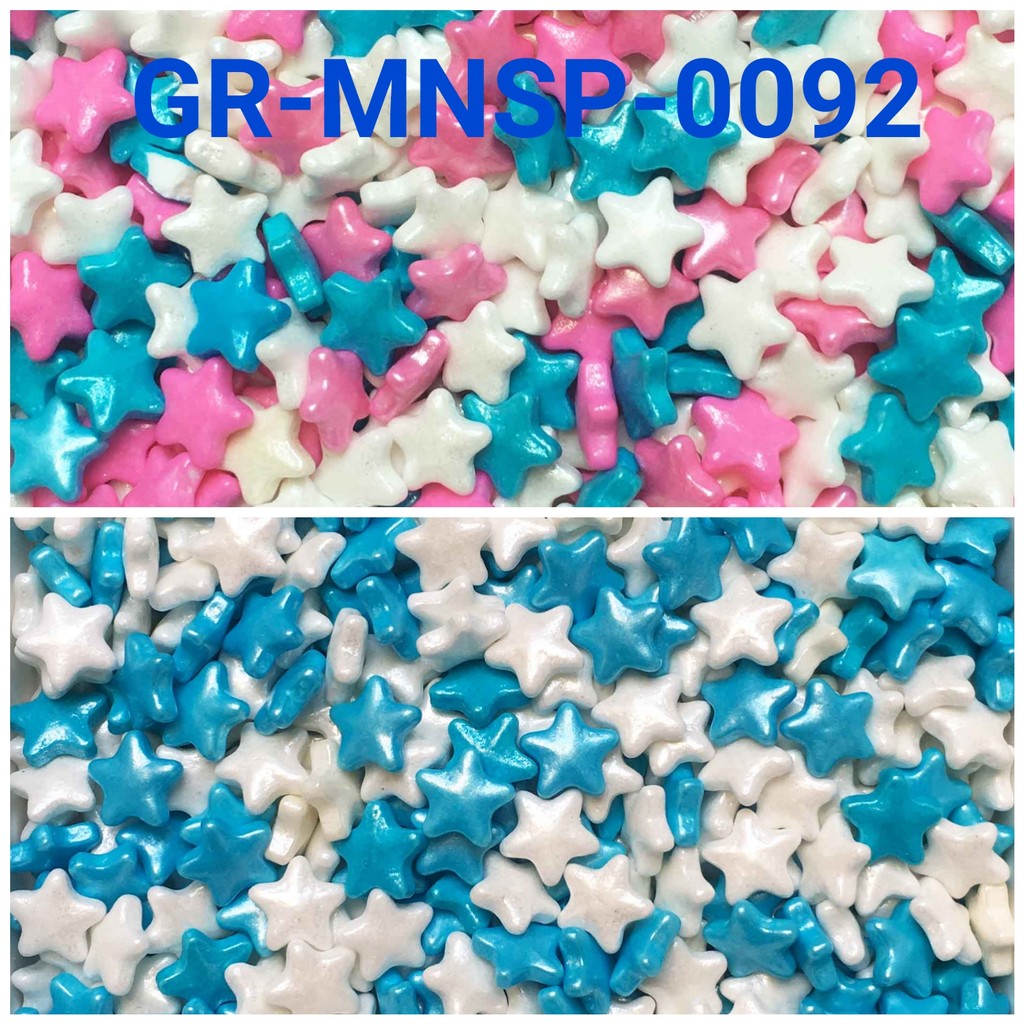 

GR-MNSP-0092 Sprinkles trimit springkel 10gr bintang star biru pink (SPRINKLES)