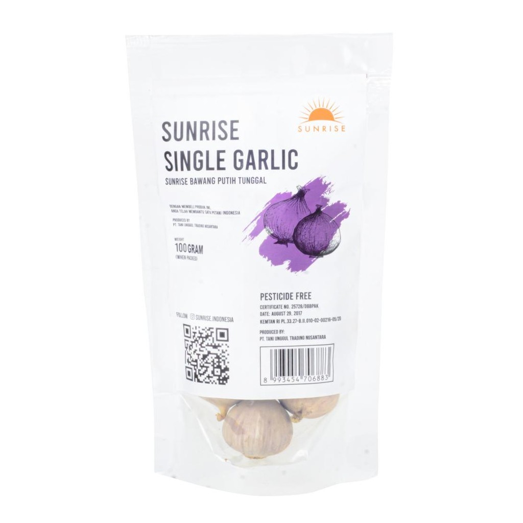 

SUNRISE BAWANG PUTIH TUNGGAL [100 G] ORIGINAL