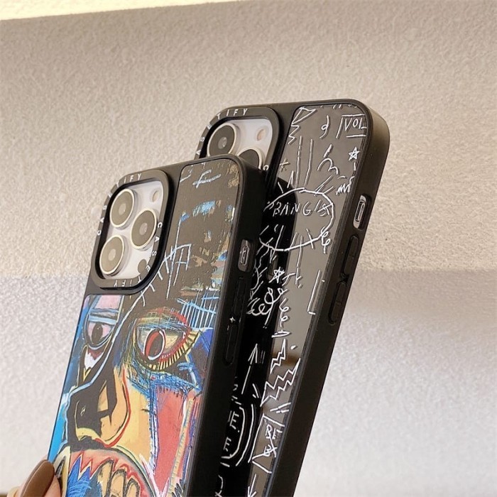 CASE IPHONE 11 12 13 PRO MAX HYBRID CASE BASQUIAT X CASETIFY COVER