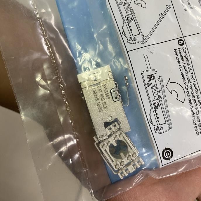 

Commscope amp modular ftp cat 6A almond Berkualitas