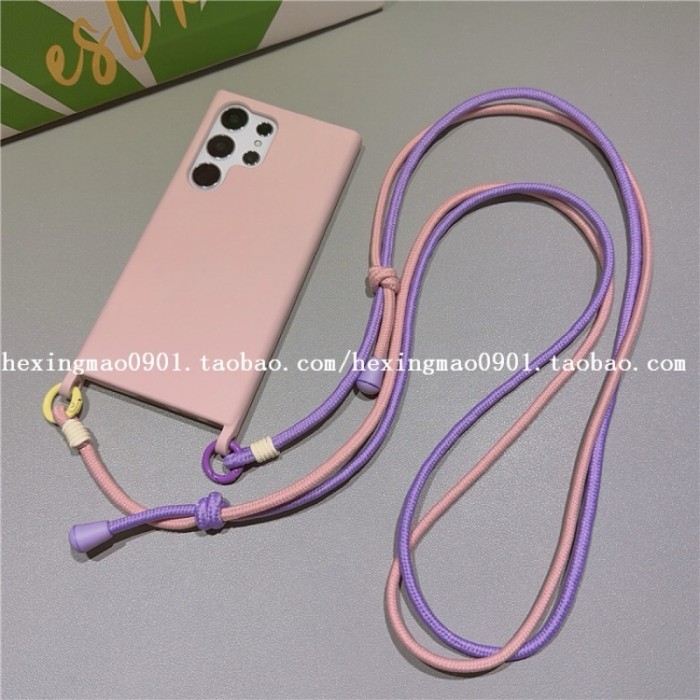 Casing Tali Adjustable Lanyard Sling Case Samsung S23 S22 Ultra