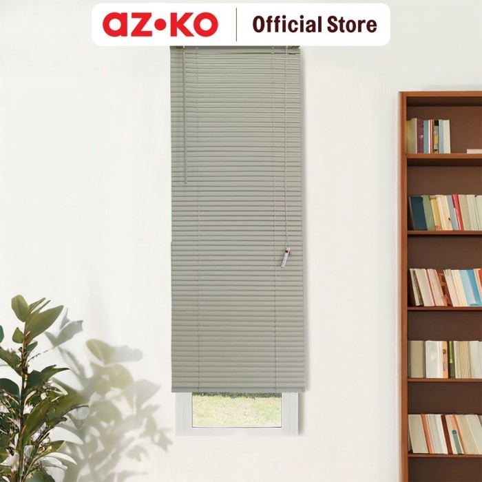 Azko Forhom 60X180 Cm Venetian Blind - Abu-Abu Cloudy