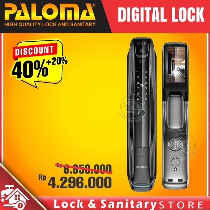 Kunci Elektronik PALOMA DLP 6000 Smart Lock Digital Lock Smart Home