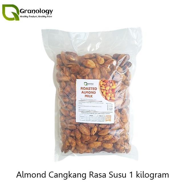 

Almond Rasa Susu/Almond Milk Flavor in Shell (1 kilogram) by Granology Berkualitas