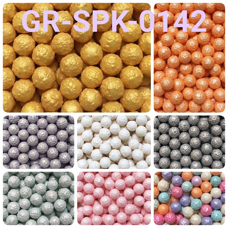 

GR-SPK-0142 Sprinkles sprinkle sprinkel 1kg bola pastel metalik hitam (sprinkles)