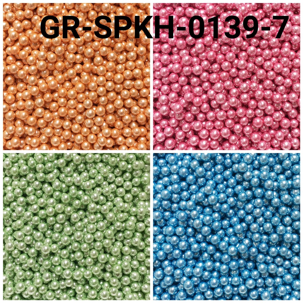 

GR-SPKH-0139-7 Sprinkles sprinkle sprinkel 500gr mutiara pink kuning (SPRINKLES)