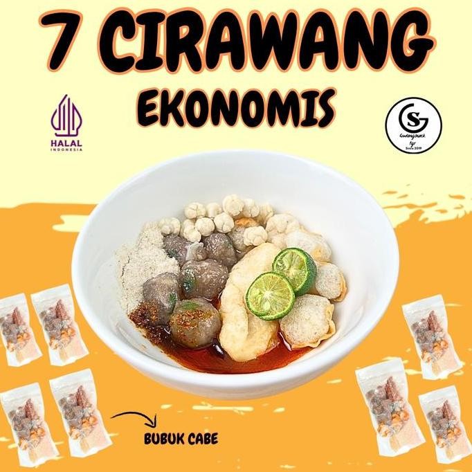 

7 BKS CIRAWANG [ ACI RANGU DAUN BAWANG ] - EKONOMIS INSTAN KUAH MAKANAN PEDAS ASIN FOOD SEBLAK ORIGINAL