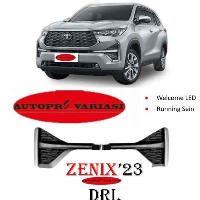 Promo Lampu DRL + Running sein, welcome led Innova zenix 2023