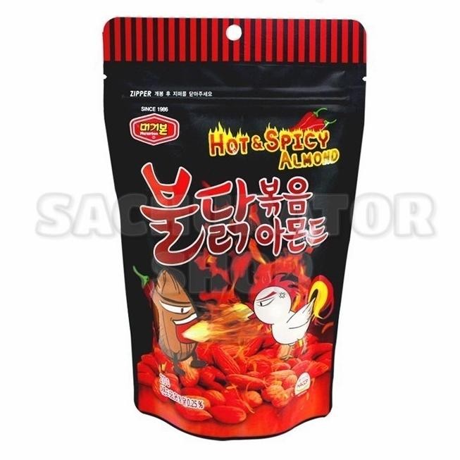 

Snek Murgebon Mugerbon Murgerbon Hot & Spicy Almond Pedas Korean Snack Berkualitas