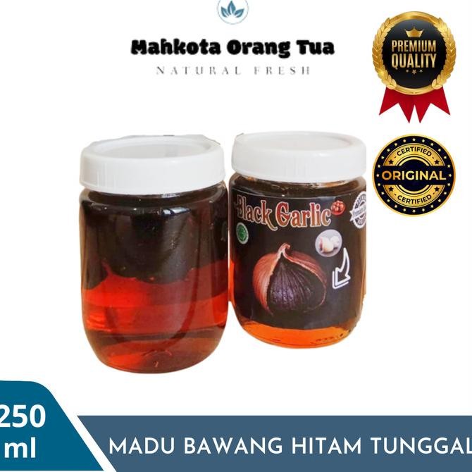 

MADU BLACK GARLIC TERMURAH | MADU BAWANG HITAM TUNGGAL | 250 ML ORIGINAL