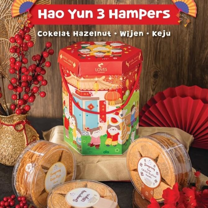 

Hampers Imlek Loves Semprong IsI 3 (Nutella+Wijen+Cheese)