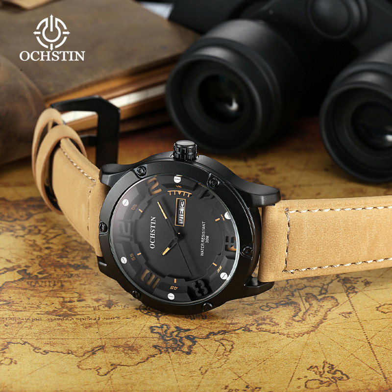 OCHSTIN Top Luxury Brand Sports Watch Men Fashion Casual Quartz Wristwatch Male Date Week Waterproof
