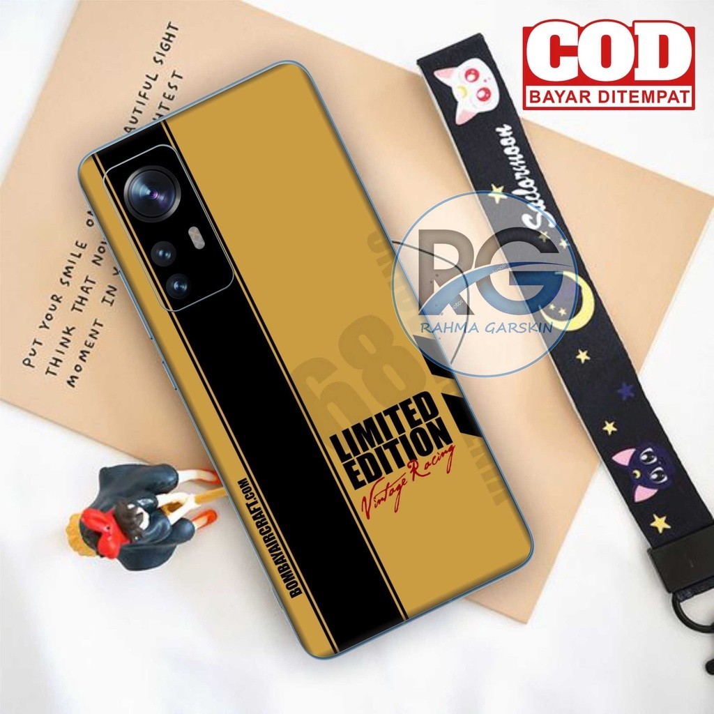 

Terlaris Xiaomi Mi 12 Pro List Belakang Cutom Garskin Stiker Custom Case Laminasi Tebal COD