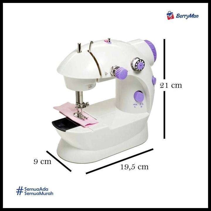 

Terlaris Klevo Mesin Jahit Portable 4In1 Sm-202A Mini Sewing Machine Dengan Lampu Led Good Quality