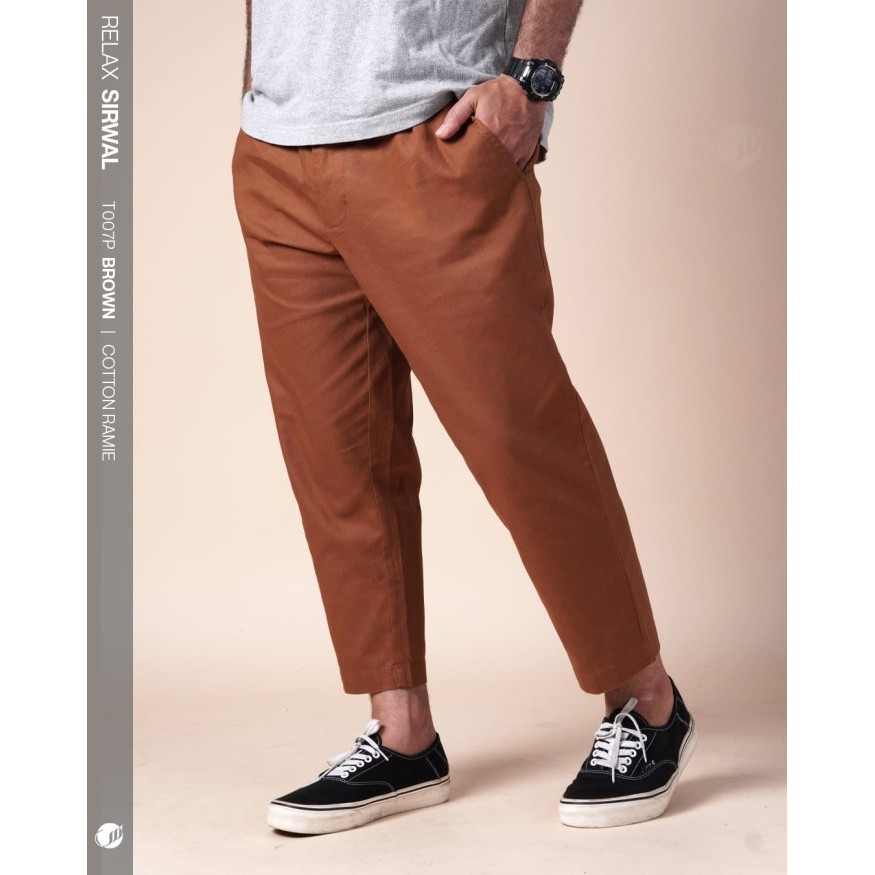 Terbaru Samase Sirwal Relax T007P Celana Sirwal Panjang Pria Dewasa Hitam Terlaris