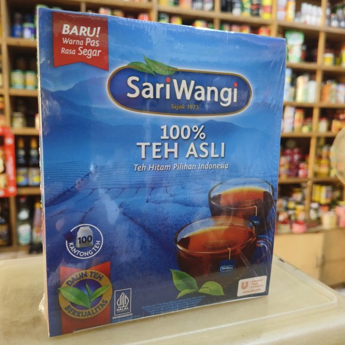

Sariwangi 100% Teh Hitam Pilihan Indonesia 100Kantong Teh*1.85Gr