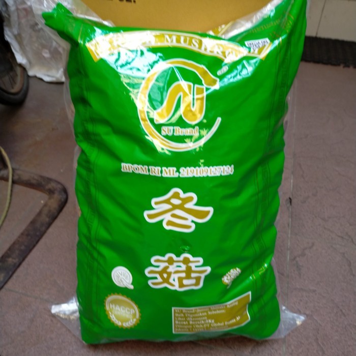 

Su Brand Jamur Hioko Kering/ Dried Shitake Mushroom Uk. 5-6 3Kg