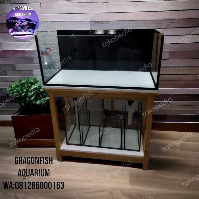 Aquarium sump filter dan meja