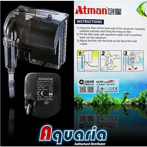Atman HF0600 Filter Gantung Aquarium
