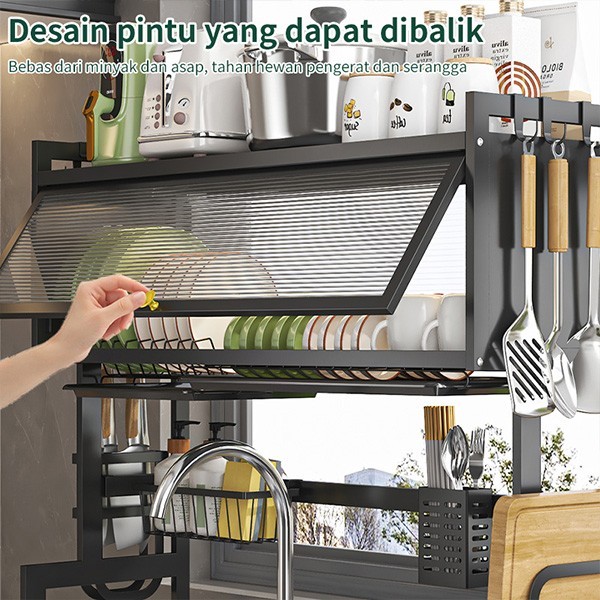 RAK PIRING WASTAFEL DENGAN KABINET RAK WASTAFEL CUCI PIRING RAK DAPUR