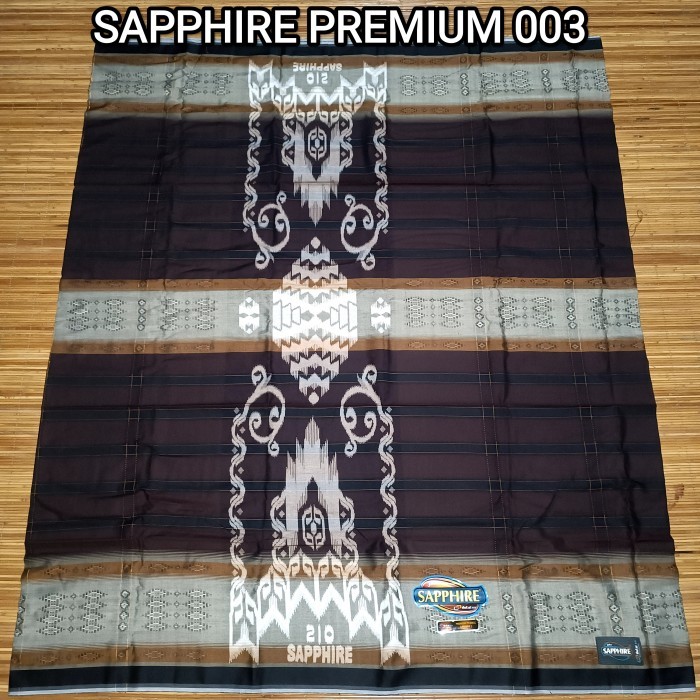 SARUNG SAPPHIRE PREMIUM SONGKET KEMBANG