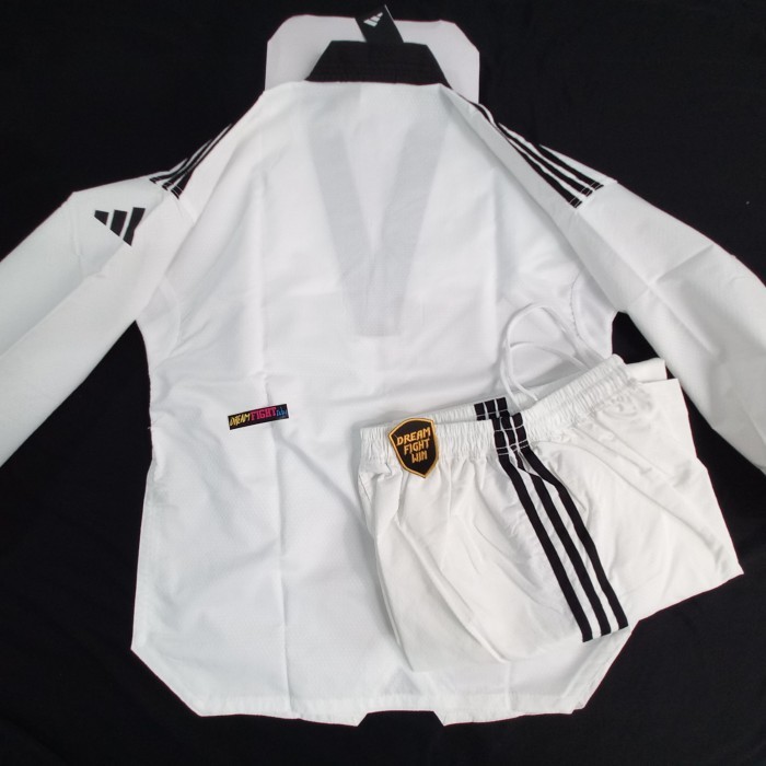 Diskon... Adidas Adi Fighter 3 Stripes Dobok Taekwondo