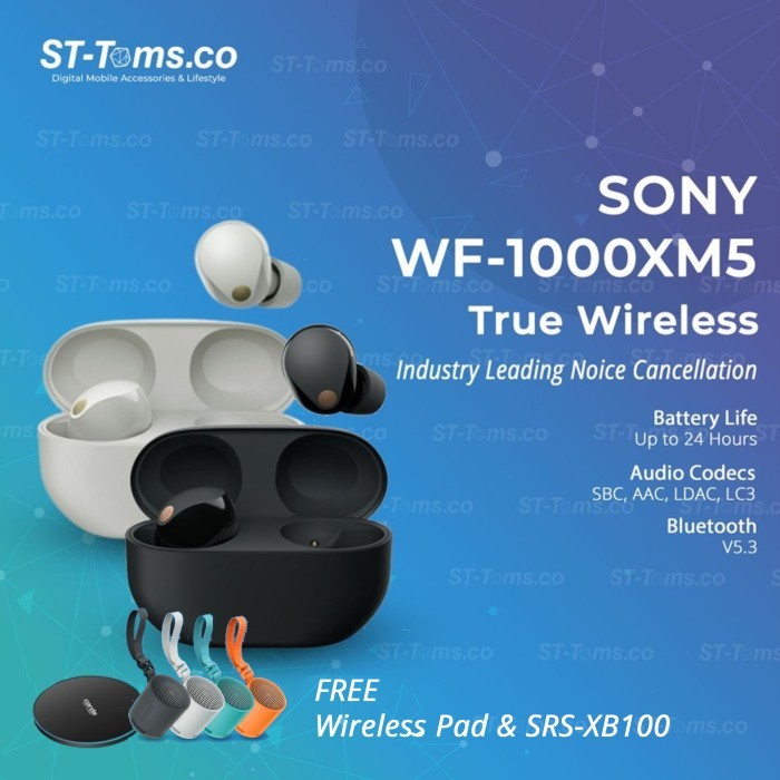Sony Wf-1000Xm5 Wf1000Xm5 Wf1000 Xm5 True Wireless Tws Anc Ldac