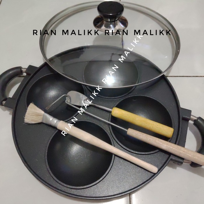 

READY CETAKAN KUE SERABI HAPPY CALL ISI 4 LUBANG BAHAN TEFLON + TUTUP KACA