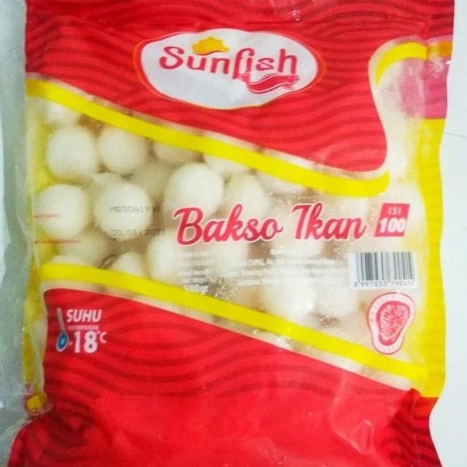 

New Sunfish Fish Ball ( Bakso Ikan Isi 100 ) / 1 Pack