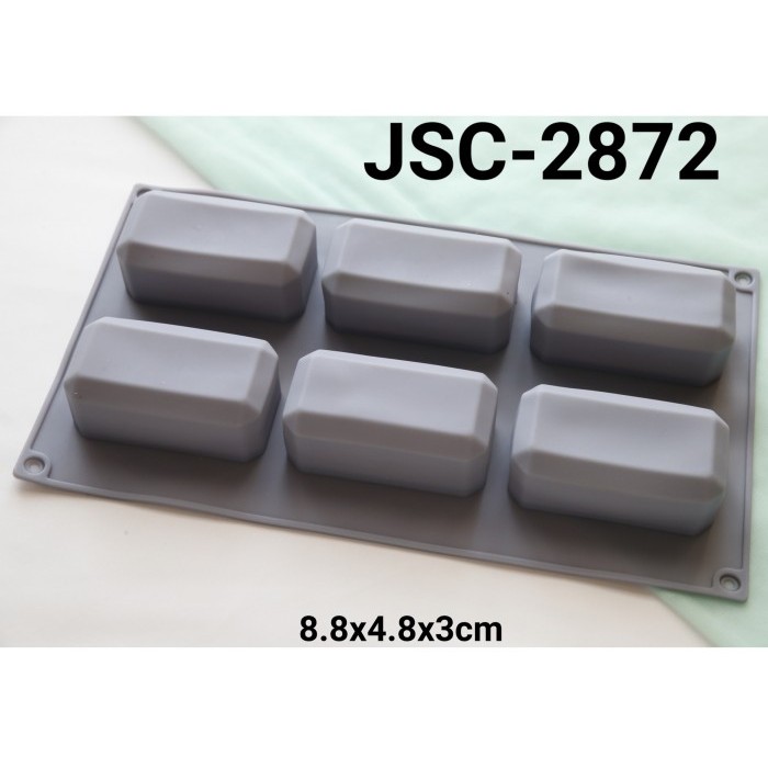 

TERMURAH JSC-2872 CETAKAN SILIKON PUDING ENTREMET CREAM CAKE PERSEGI PANJANG