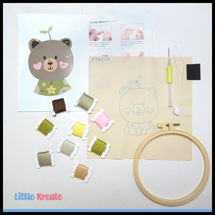 

Terlaris Smallpunch#01 - Diy Punch Needle Embroidery Set / Paket Sulam Menyulam Good Quality