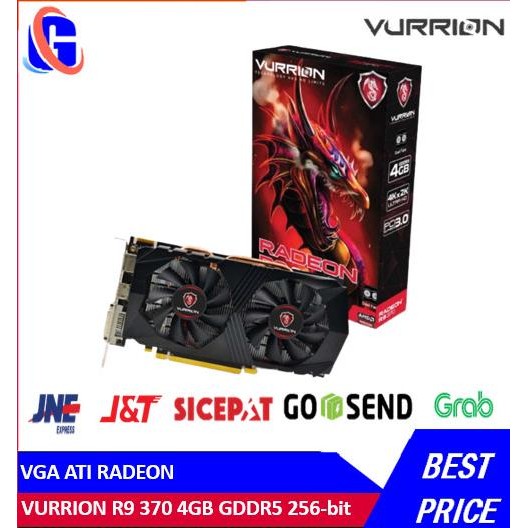 TERBARU - Vurrion R9 370 4GB GDDR5 256Bit - Dual Fan ORIGINAL
