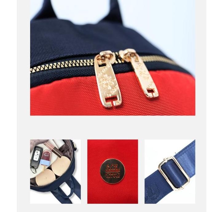 RANSEL BOTOL Tas Ransel Sekolah Wanita 0206#- Backpack Cewek Berukuran Sedang Muat Banyak Berbahan C