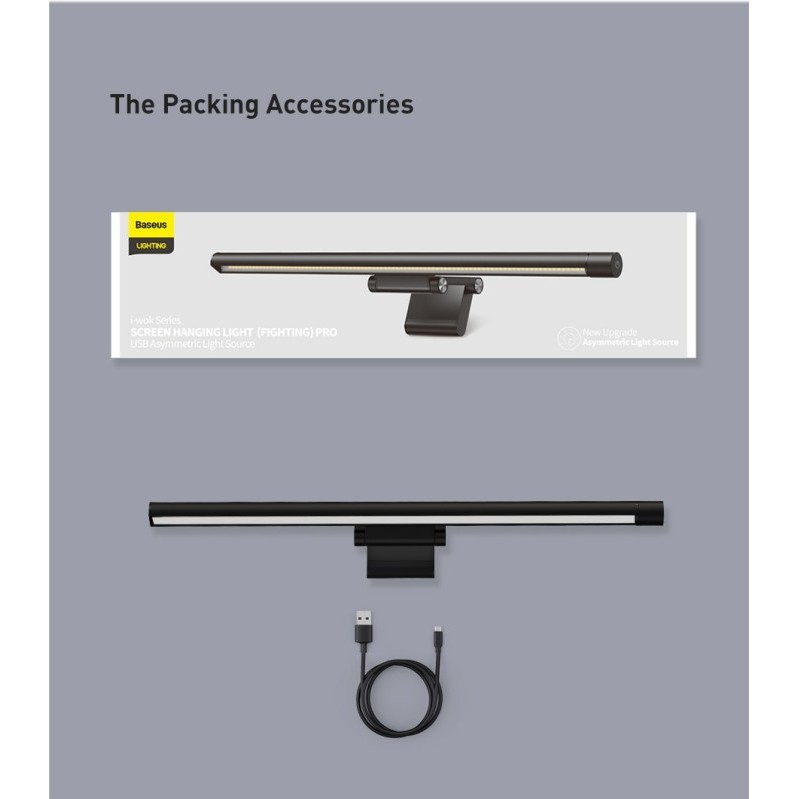 Baseus Lampu LED Meja Baca Layar Komputer